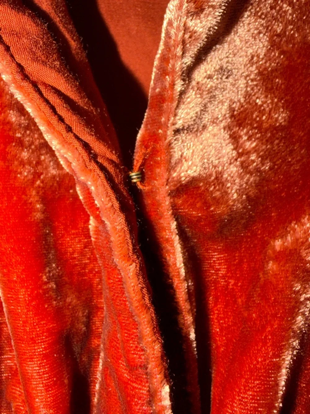 Anthropologie Velvet Maxi Dress in Deep Wine Red - Picture 9 of 16